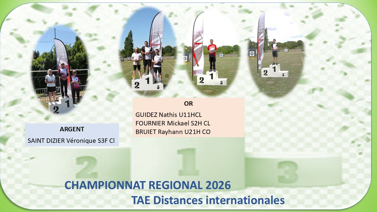 Podiums CHAMPIONNAT REGIONAL TAEI