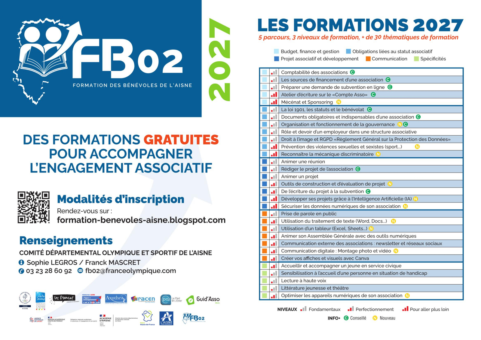 formation  des bénévoles 2027