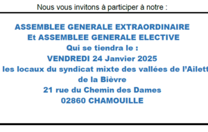 Assemblée Générale Elective du 24 Janvier 2025