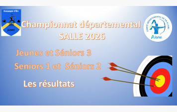 résultats Championnat  Départemental salle 2026