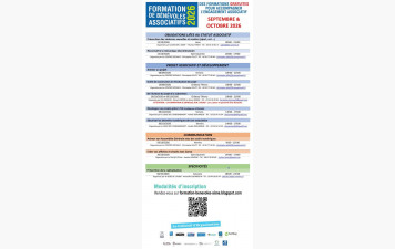 formation bénévoles SEPTEMBRE-OCTOBRE 2026